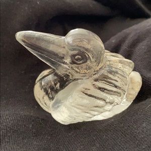 Goebel crystal pelican collectible figurine